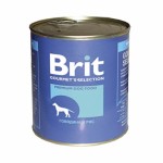 Консервы Brit говядина и рис для собак всех пород 850гр.