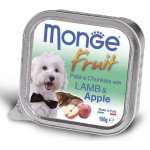 Monge Dog Fruit консервы для собак ягненок с яблоком 100 г