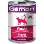 Gemon Cat консервы для кошек паштет говядина 400 г
