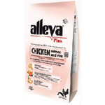 Alleva Plus Gluten Free Chicken Salmon & Rice. Корм Аллева Плюс Безглютеновая Курица с Лососем и рисом для собак 12кг.